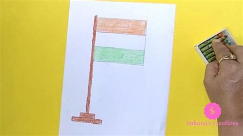 Step-by-Step Guide: Drawing the Indian Flag for Kids