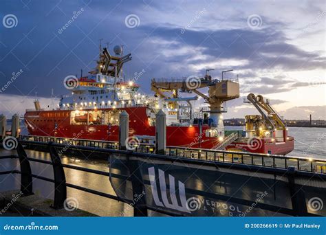 The RRS Sir David Attenborough At Liverpool S UNESCO Listed Waterfront