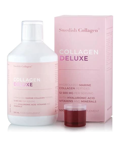 Colagen Deluxe Din Pe Te Lichid Hidrolizat Tip I Cu Mg