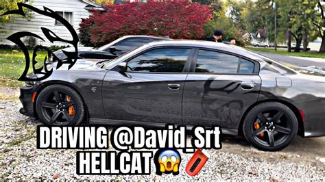 Pov First Time Driving Hellcat 😱🏎️🍽️ David Srt Youtube