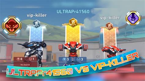 ULTRA MECH 16X2 VS VIP KILLER Godlike Nemesis Mech Arena Robot