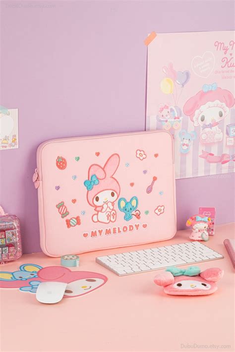 Laptop Case My Melody Inch Inch Etsy