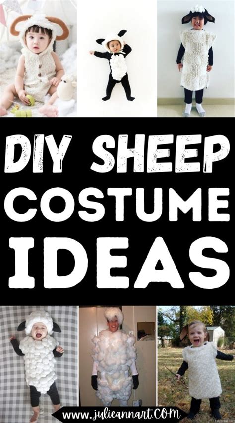 13 DIY Sheep Costume Ideas For Winter Cosplay Julie Ann Art