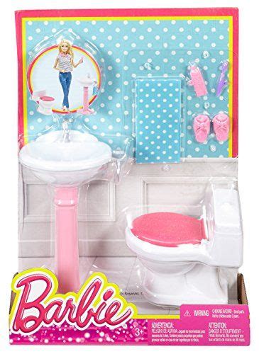 Amazon Es Barbie Dream Bathroom Playset Juguetes Y Juegos Baño De