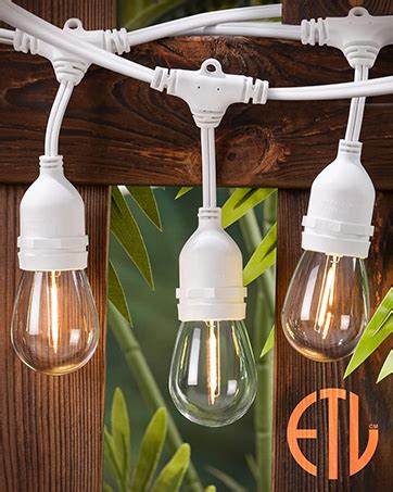 Addlon 48FT LED Outdoor String Lights With 25 Edison Vintage