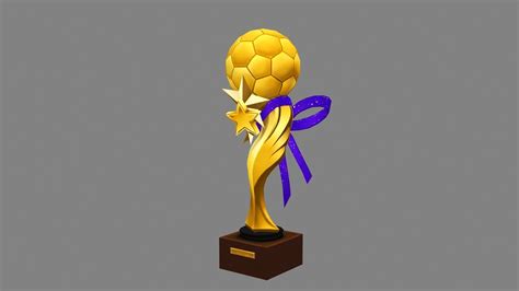 3D model DIY Football Trophy - FIFA World Cup Trophy VR / AR / low-poly ...