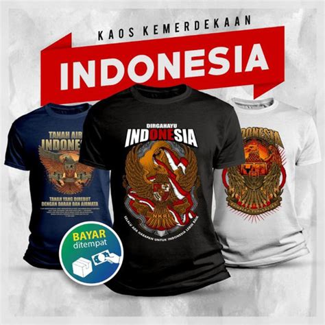 Jual Kaos Kemerdekaan Indonesia Hut Ri Ke 76 Bahan Katun Desain Kreatif Merdeka 1 S Kota