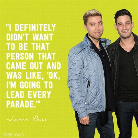 10 Inspirational Lance Bass Quotes About Being Gay And Coming Out Sheknows