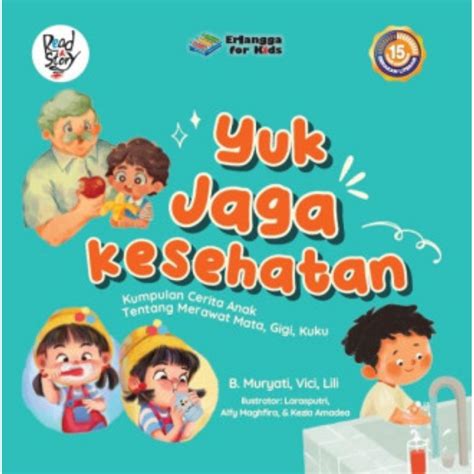 jual yuk jaga kesehatan buku cerita bergambar erlangga  kids
