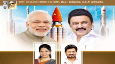 China flag in Isro ad: PM Modi blasts DMK, party hits back | India News ...