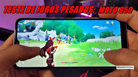 Moto G50 5G TESTE DE JOGOS PESADOS COD PUBG Genshin Impact FREE