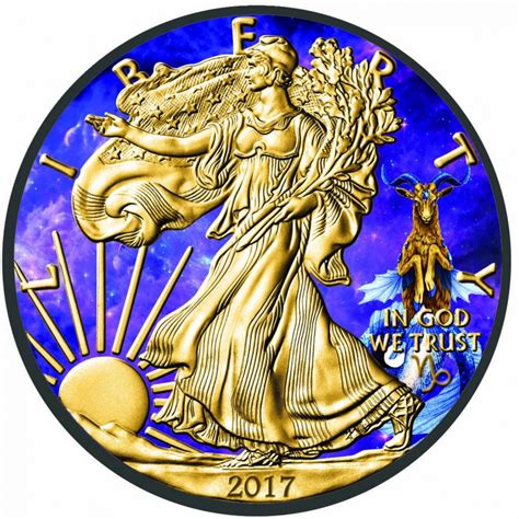 Capricorn Zodiac American Eagle Silver Coin Buy Silver Coins From Estonia