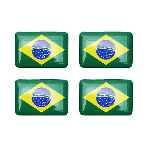 Kit Bandeiras Do Brasil Placa Resinada Shopee Brasil