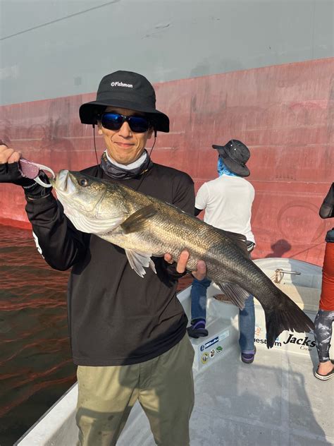 7月4日 5日 大阪湾チャーターボート釣り船ルアーでシーバスとか