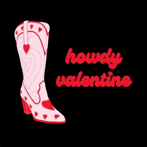 Howdy Valentine Svg Sublimation T Shirt Design Cricut Silhouette Png