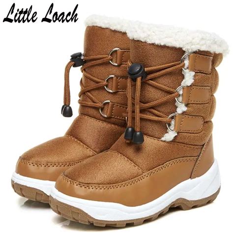 Aliexpress.com : Buy Kids Winter Boots Thick Boys Girls Snow Boots ...