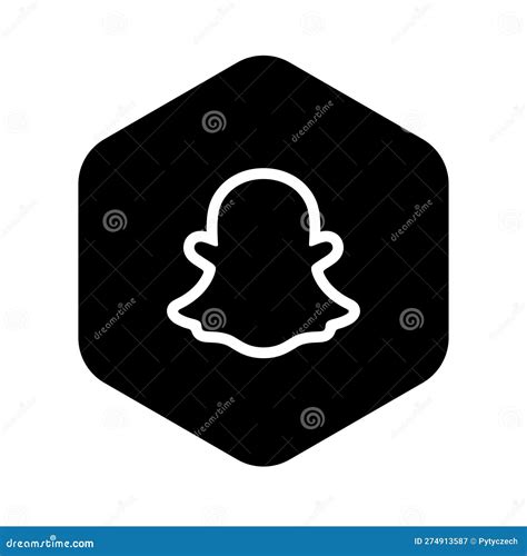 Snapchat Instant Messaging App Icon Editorial Photography