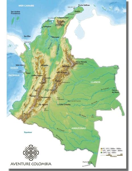 Geography of Colombia - Aventure Colombia