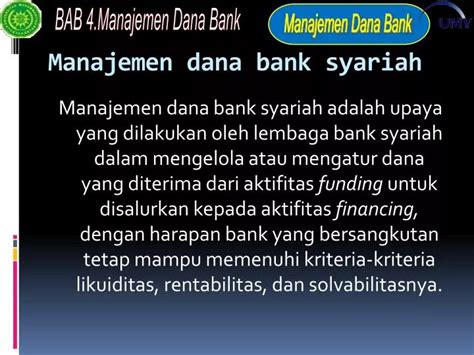 Ppt Manajemen Dana Bank Syariah Powerpoint Presentation Free