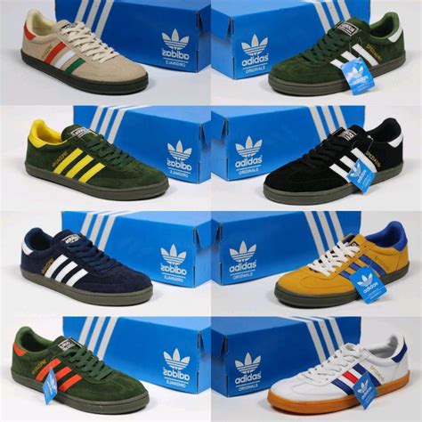 Jual Promo Sepatu Sneakers Kasual Adidas Spezial Garis Paling Laris