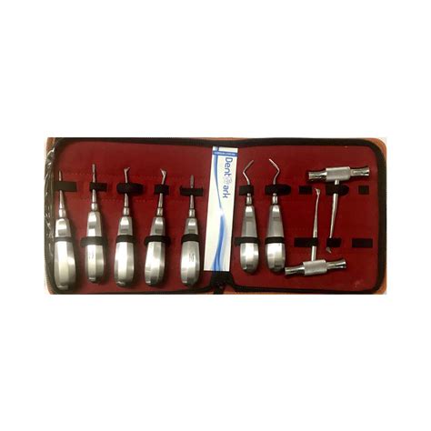 Buy Dentmark Dental Root Elevator Kit Regular 9 Pcs Set Dental