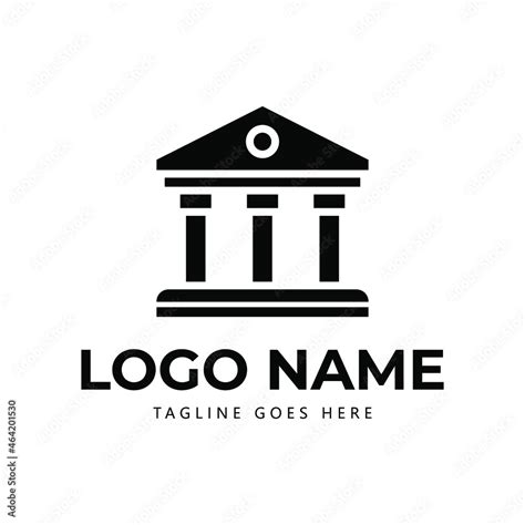 bank business logo template illustration vector graphic Stock Vector ...