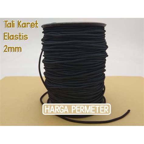 Jual Tali Karet Elastis Bahan Aksesoris Kalung Atau Gelang Shopee