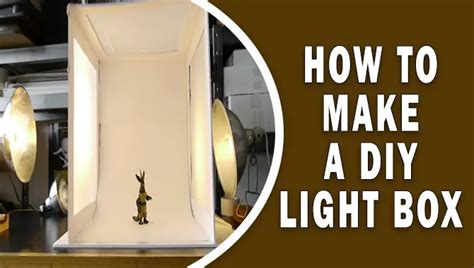 How To Make A Diy Light Box: Craft Your Creativity