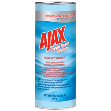 Ajax Powder Heavy Duty Cleaner With Bleach 2421oz Lrs Supply