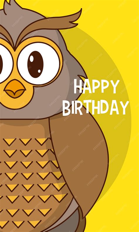 Happy Birthday Cute Owl