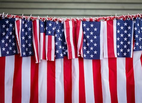 Premium Photo American Flag On 4th July Independes Celebration