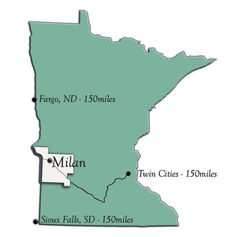 General Location - About - City of Milan, Minnesota