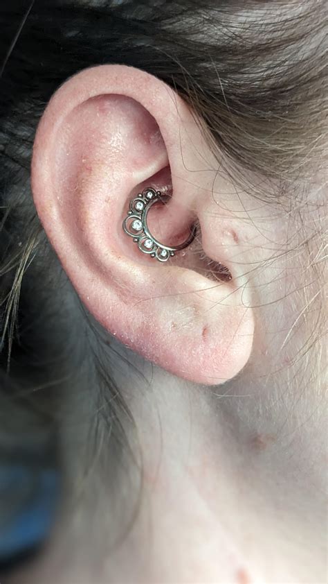 Finally Changed My Daith Rpiercing