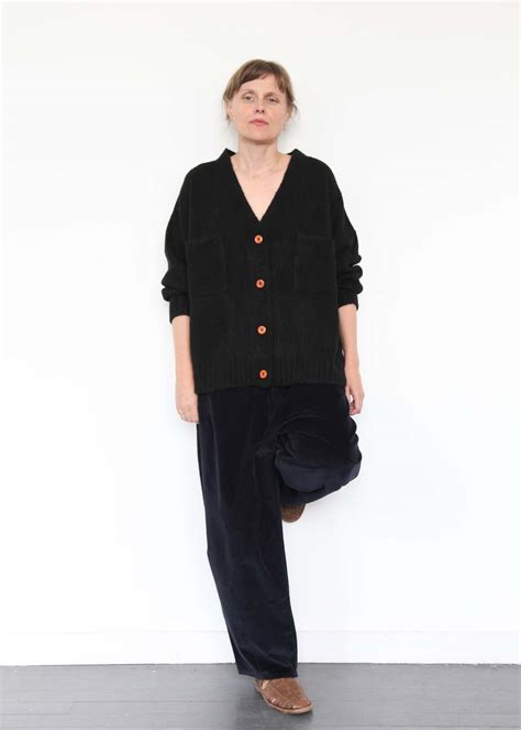 Atelier Delphine Amelia Cardigan - Black | Garmentory