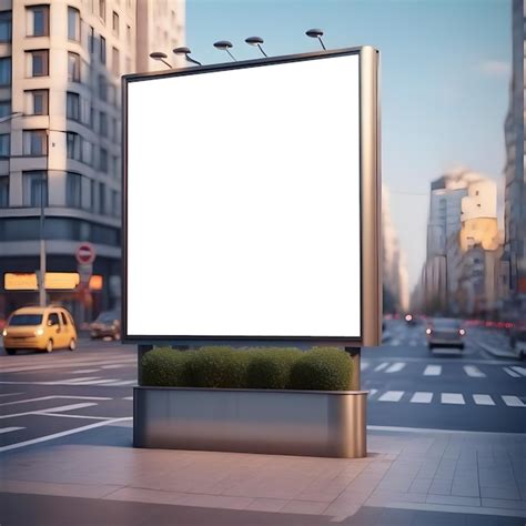 Premium PSD PSD Outdoor City Billboard Mockup