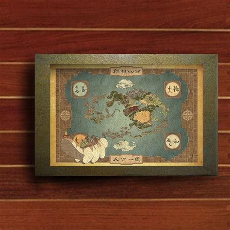 Avatar World Map | Etsy