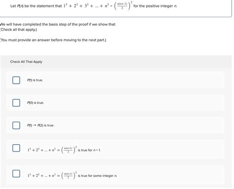 Solved Let P N Be The Statement That Chegg