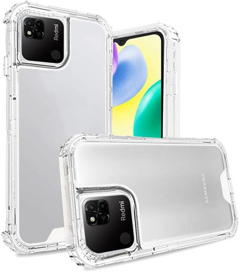 Yapanizcel Funda Para Xiaomi Redmi C Case Transparente Carcasa De