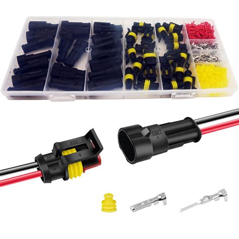 Buy Twippo 20 Kits 2 Pin Connector Automotive Electrical Connectors