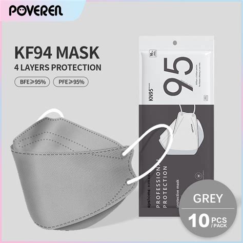 Poreven Pcs Ply Kf Korean Version Face Mask Washable Pm