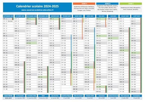 Vacances Scolaires Calendrier Scolaire Officiel