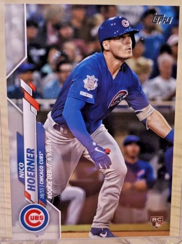 Nico Hoerner 2020 Topps Update RC U 251 Chicago Cubs EBay