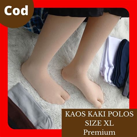 Jual Kaos Kaki Polos Jempol Selutut Kaos Kaki Panjang Size Xl Murah