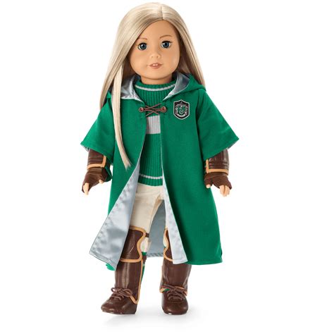 American Girl Slytherin Quidditch Costume for 18" Dolls - American Girl