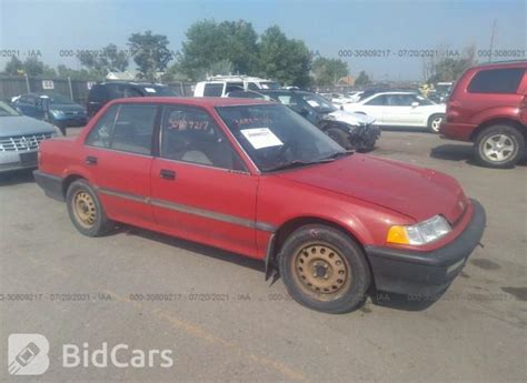 1991 Honda Civic DX JHMED3545MS027517 Bid History BidCars