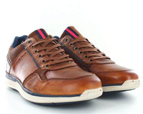 Bullboxer Bull boxer sneaker Marron cognac bleu