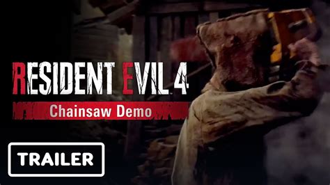 Resident Evil 4 Remake Chainsaw Demo Trailer March Capcom Spotlight