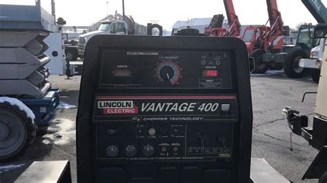 Sold Lincoln Vantage 400 Welder Generator Diesel Trailer Mounted 2008