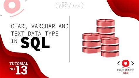 CHAR VARCHAR And TEXT Data Type In SQL Lecture 13 Hindi Urdu