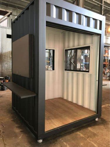 Mild Steel Polished Portable Shop Cabin Feature Easily Assembled